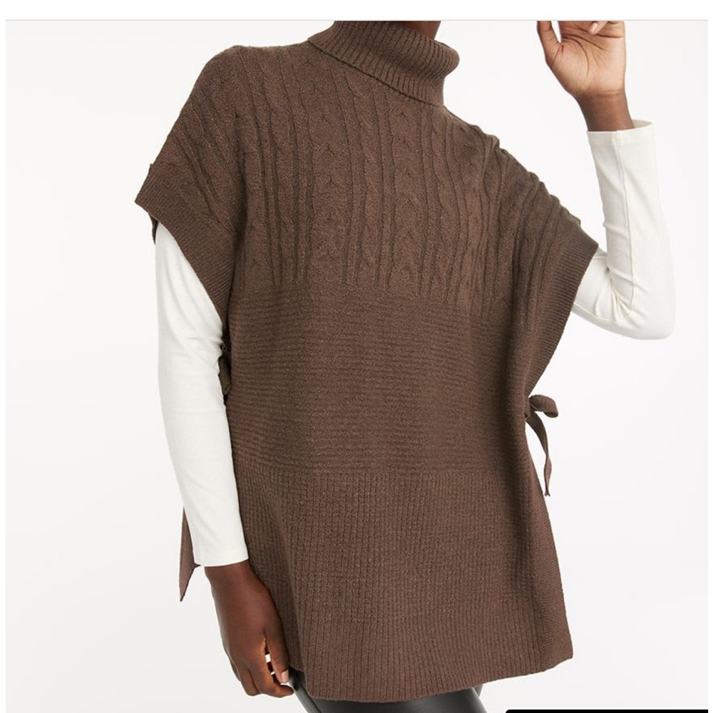 Reitmans Like New French Roast  extended Sleeves poncho